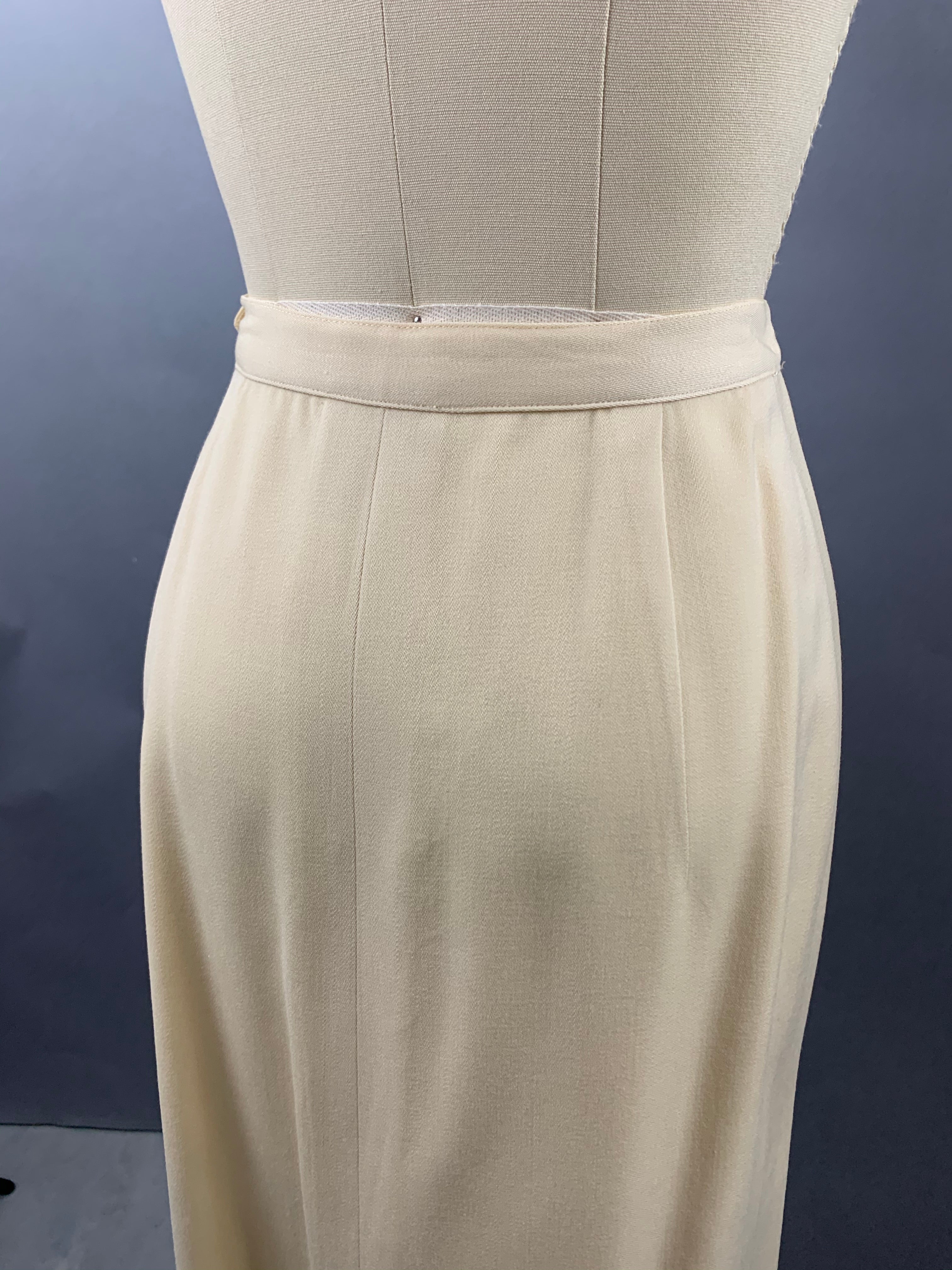 1950s Lilli Ann Cream Skirt Suit Size XS