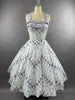 1950s Cole of California Purple Roses Cotton Dress Size S