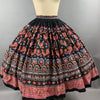 1950s Koret of California Peacock Skirt Size M