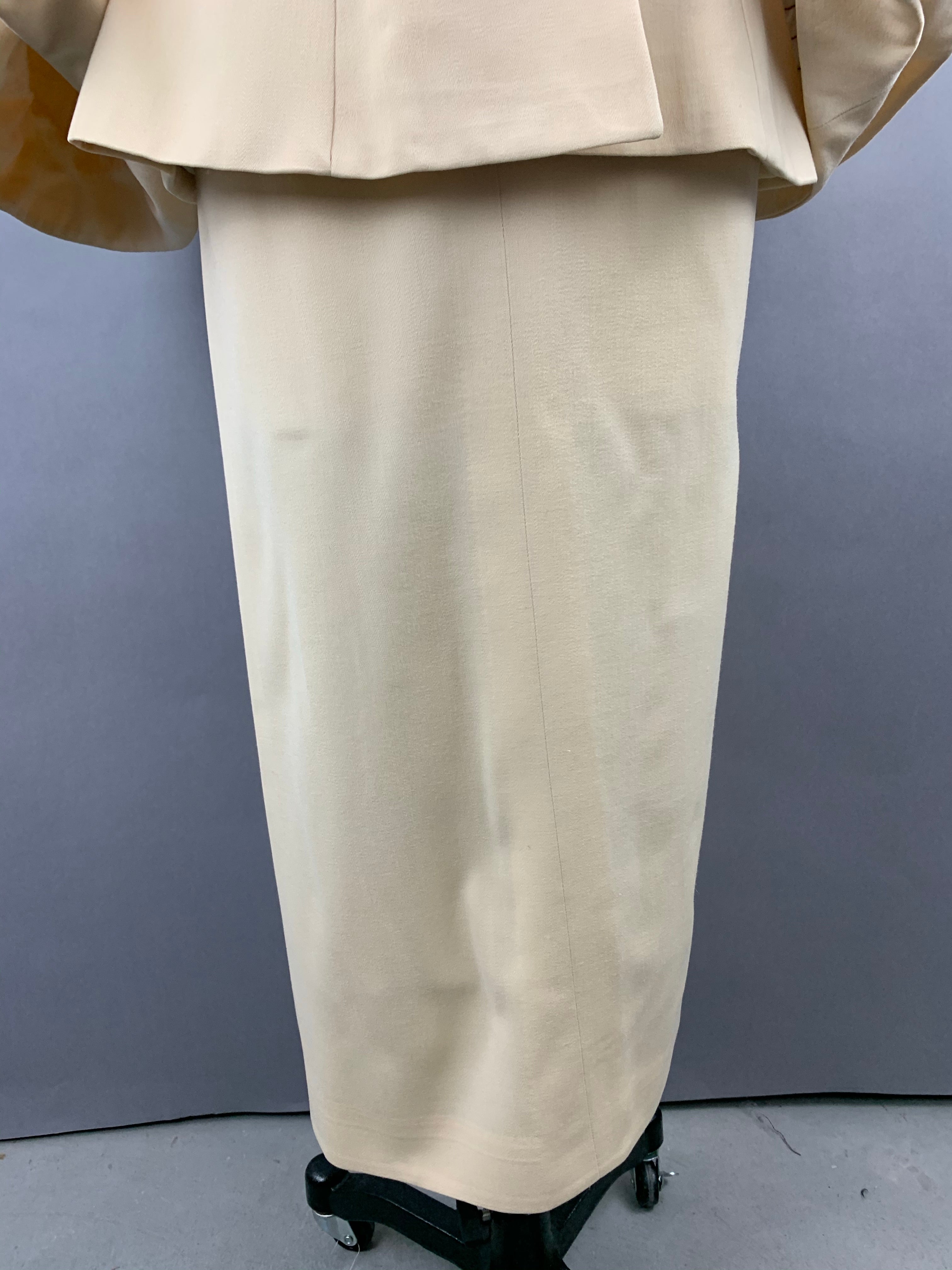 1950s Lilli Ann Cream Skirt Suit Size XS